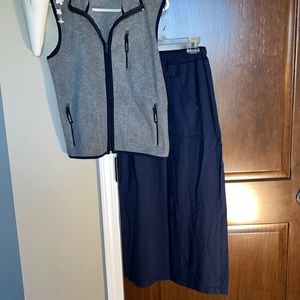 Maxi Skirt & Vest Set Size M & XS Skirt Retro Excellent Condition